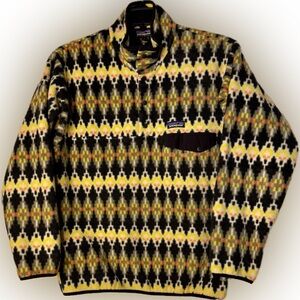 🌄 Patagonia Synchilla Fleece Pullover Rare Southwestern Aztec Print (Men’s M)